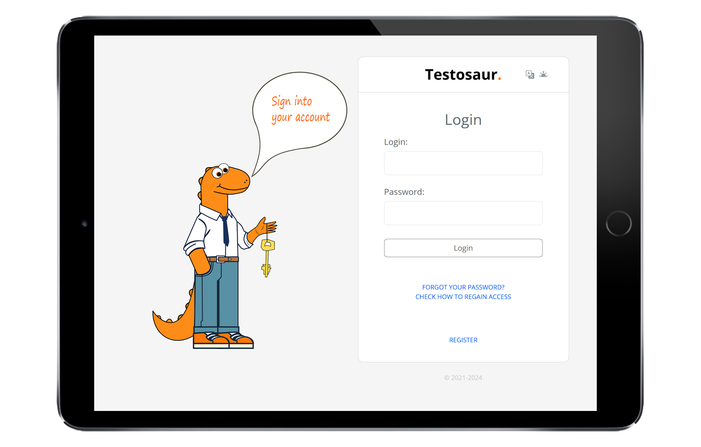 application work on tablets